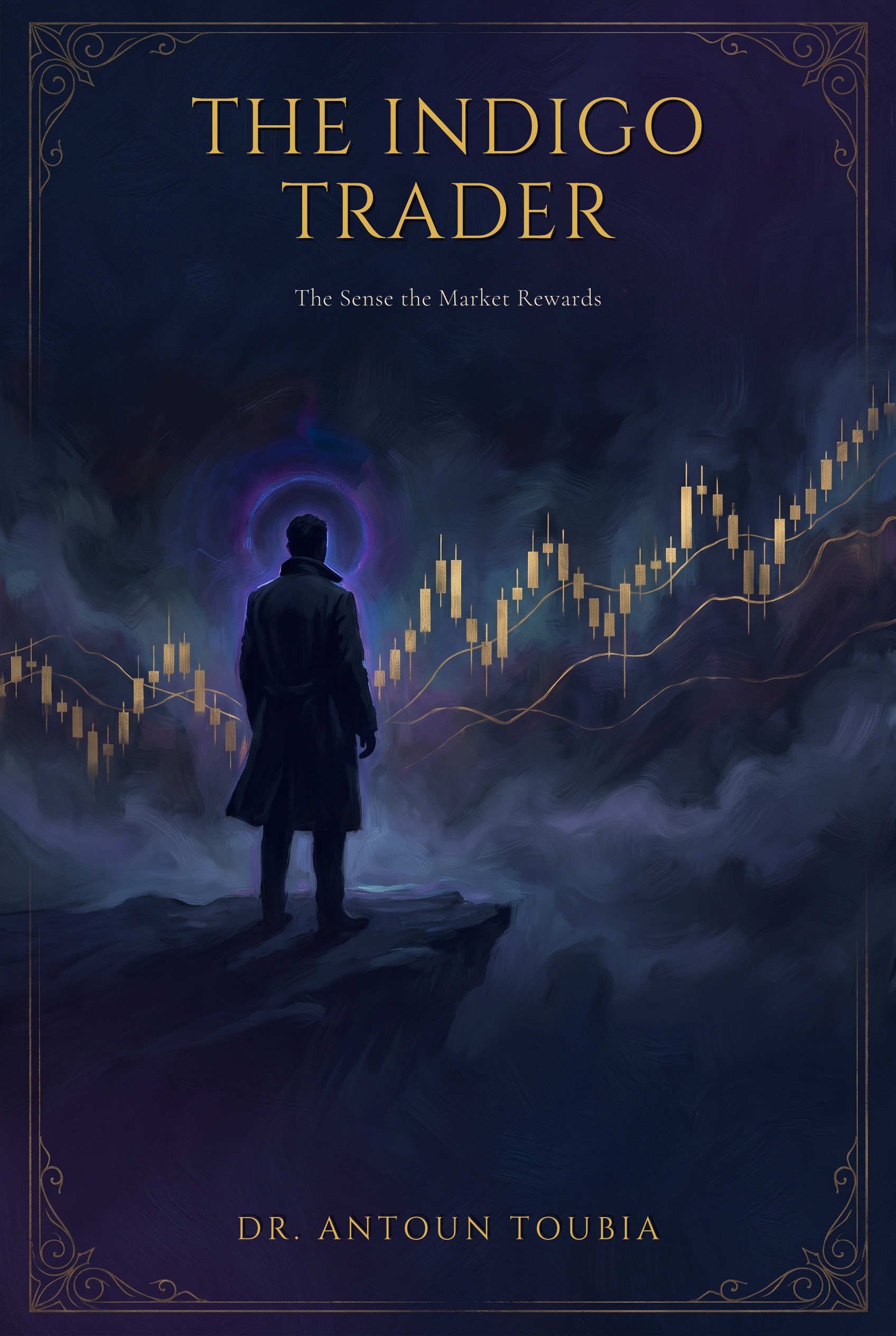 The Indigo Trader by Dr. Antoun Toubia, book cover