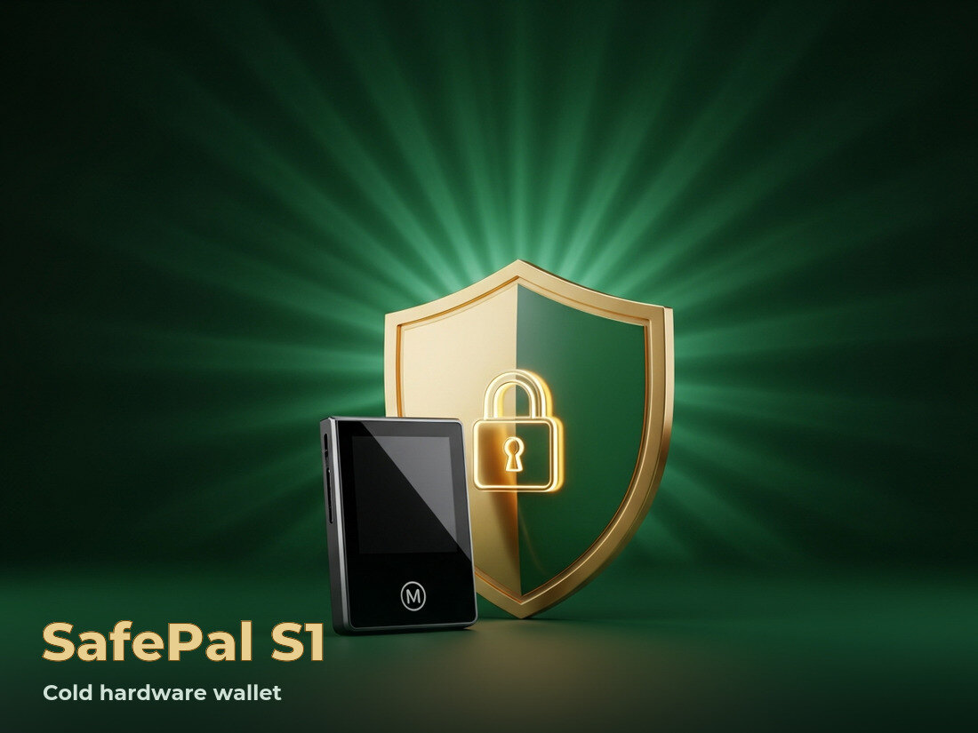محفظة SafePal S1 الباردة المعزولة